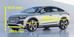 Audi Q4 e-tron dimensions